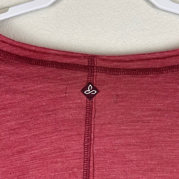Prana Red Carissa Long Sleeve Top - Picture 4 of 9